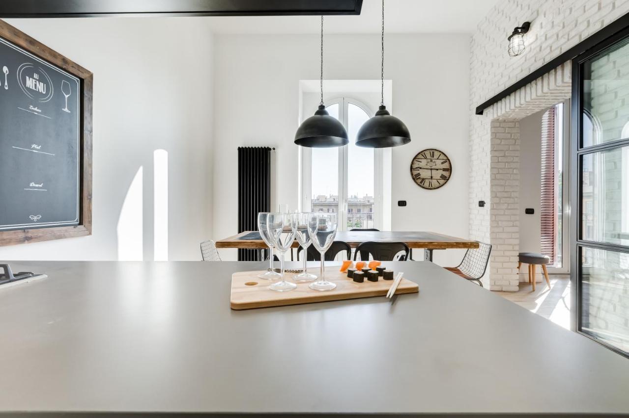 Bmga L Glam Industrial 3-Bed Apartment In Termini Roma Eksteriør bilde