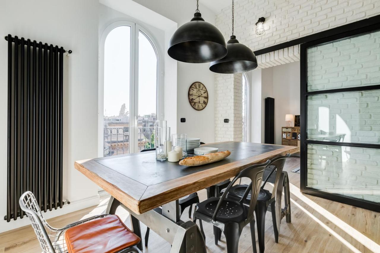 Bmga L Glam Industrial 3-Bed Apartment In Termini Roma Eksteriør bilde
